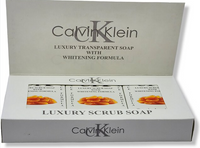 Calvin Klein Apricot Luxury Scrub Soap – Gentle Brightening & Exfoliation