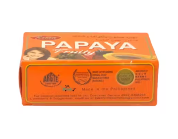 Renew Papaya Fruity Skin Whitening Soap – Brightening, Exfoliating & Nourishing Bar (135 g)