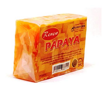 Renew Papaya Cubes Soap – Brightening & Nourishing Skin Whitening Cubes (135 g)