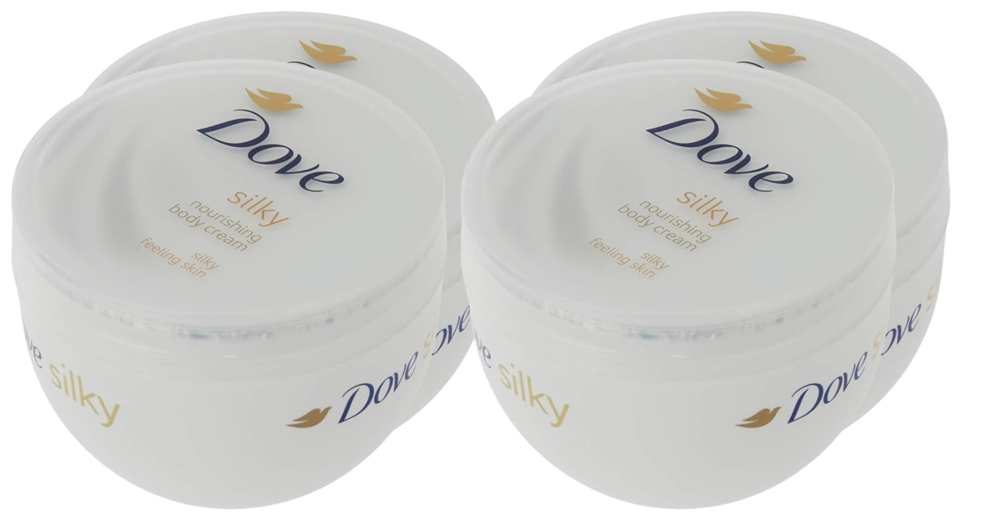 Dove Silky Nourishment Body Cream – Deep Moisturizing & Softening Formula for Silky Smooth Skin