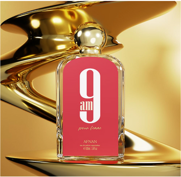 Afnan 9AM Pour Femme Eau de Parfum – 100ml | Fresh, Fruity & Feminine