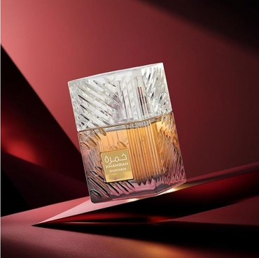Lattafa Khamrah Dukhan Eau de Parfum – 100ml | Smoky, Spicy & Sweet Gourmand Perfume