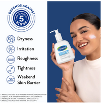 Cetaphil Hydrating Foaming Cream Cleanser – 236ml (For Dry to Normal, Sensitive Skin)