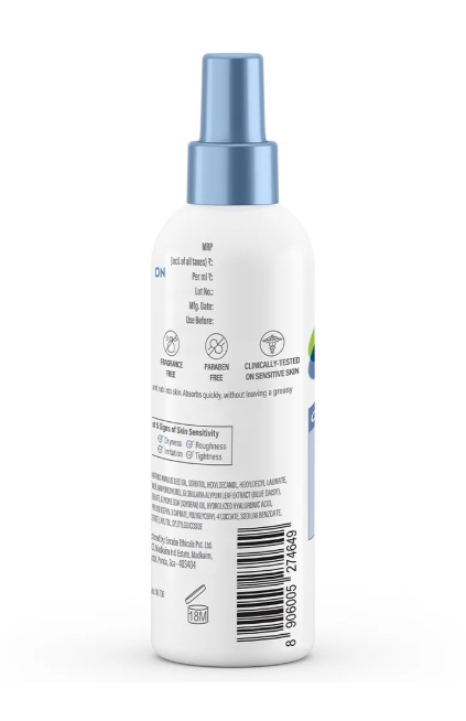 Cetaphil Optimal Hydration Body Spray Moisturizer – 207ml (For Dry to Dehydrated, Sensitive Skin)