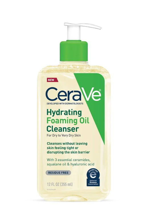 Hydrating Foaming Oil Cleanser – Nourishing Cleanse for Dry & Sensitive Skin