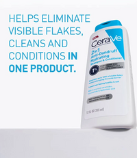 2-in-1 Anti-Dandruff Hydrating Shampoo & Conditioner – Cleanses, Treats & Moisturizes