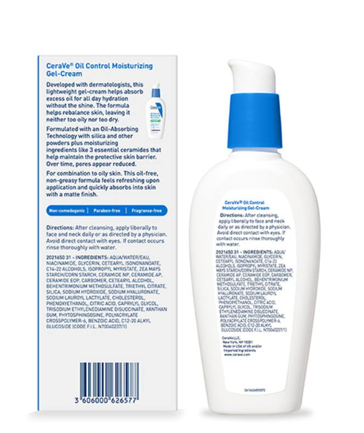 Oil Control Moisturizing Gel-Cream – Lightweight Hydration for Oily & Acne-Prone Skin