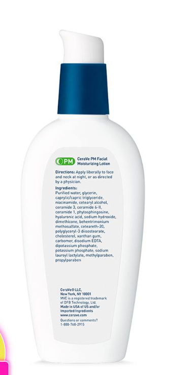 PM Facial Moisturizing Lotion – Nighttime Hydration & Skin Barrier Support