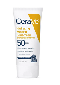 Hydrating Mineral Sunscreen SPF 50 Body Lotion – Broad Spectrum UVA/UVB Protection