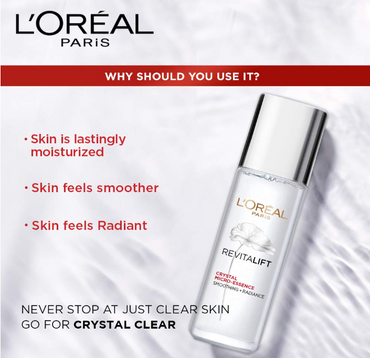 L’Oréal Paris Revitalift Crystal Micro-Essence – Skin Brightening & Hydrating Essence, 130ml