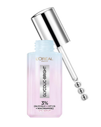 L'Oréal Paris Glycolic Bright Dark Circle Eye Serum – Brightening Under-Eye Serum with Caffeine & Niacinamide, 15ml