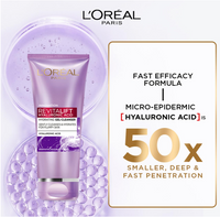 L'Oréal Paris Revitalift Hyaluronic Acid Hydrating Gel Cleanser – Deep Hydration & Gentle Cleansing, 100ml