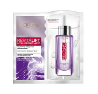 L’Oréal Paris Revitalift Hyaluronic Acid Fresh‑Mix Serum Sheet Mask – Deep Hydration & Plumping in 15 Minutes, 33 g