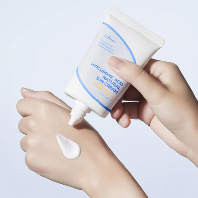 isstree hyaluronic acid natural sun cream