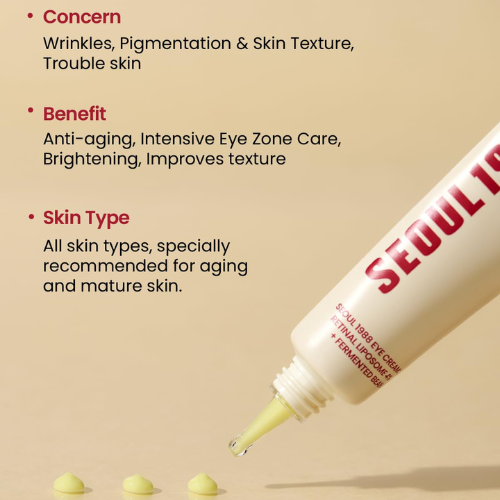 K-SECRET SEOUL 1988 Eye Cream Retinal Liposome 4% + Fermented Bean 30ml