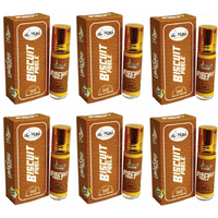Al-Hiza Biscuit Parle Attar Perfume Oil - 6ml | Sweet & Nostalgic Fragrance (Pack of 6)