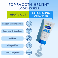 Cetaphil Daily Exfoliating Cleanser – Gentle Face Scrub for All Skin Types