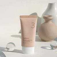 Numbuzin No.3 Porcelain Base-Skip Tone Up Beige SPF50+ (50ml) | Brightening Daily Sunscreen & Primer
