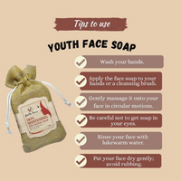 Youth Face Skin Whitening Red Sandal Soap – Brightening Herbal Soap with Red Sandalwood