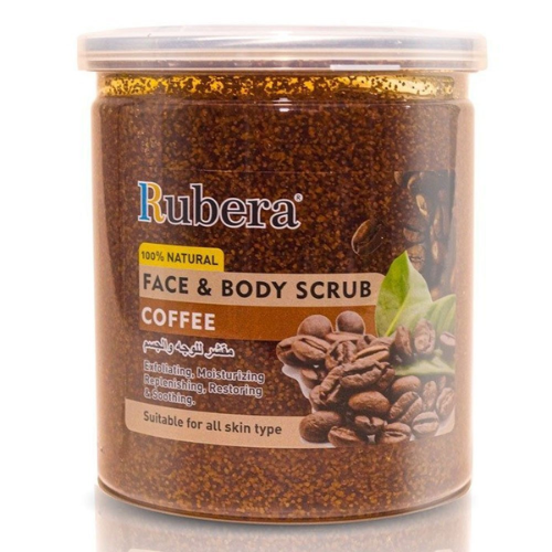 Rubera Coffee Face & Body Scrub (500ml) | Exfoliating & Revitalizing Scrub