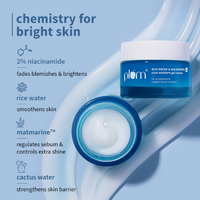 Plum 2% Niacinamide & Rice Water Brightening Gel Moisturizer