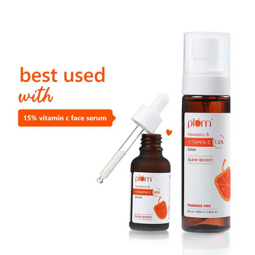 Plum 1.5% Vitamin C & Mandarin Pore Tightening Face Toner 100ml