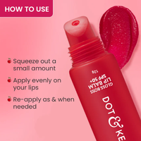 Dot & Key Vitamin C + E Brightening Lip Balm with SPF 50+ (Cherry Pop Medium Tinted)