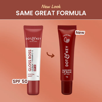Dot & Key Vitamin C + E Brightening Lip Balm with SPF 50+ (Cocoa Mint Low Tinted)