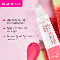 Dot & Key Vitamin C + E Brightening Lip Balm with SPF 50+ (Watermelon Rush High Tinted)