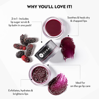 SUGAR Tipsy Lips Scrub + Balm Duo 07 Bramble
