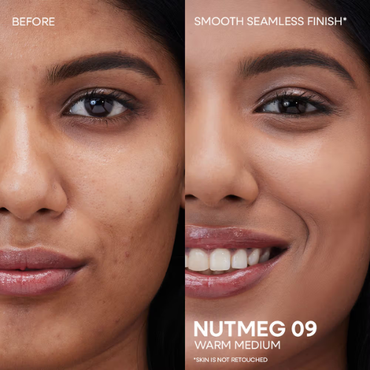 Nykaa All Day Matte Long Wear Liquid Foundation For Normal To Combination Skin - Nutmeg 09 (30ml)