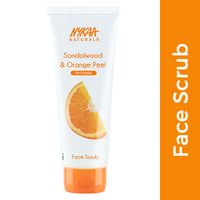 Nykaa Naturals Sandalwood & Orange Peel Face Scrub For Exfoliation & De-Tanning (100gm)