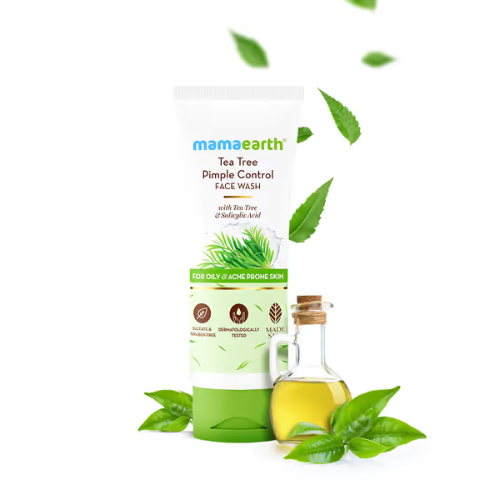 Mama Earth Tea Tree Pimple Control Face Wash with Tea Tree & Salicylic for Oily & Acne-Prone Skin