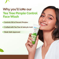 Mama Earth Tea Tree Pimple Control Face Wash with Tea Tree & Salicylic for Oily & Acne-Prone Skin