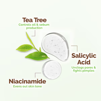 Mama Earth Tea Tree Pimple Control Face Wash with Tea Tree & Salicylic for Oily & Acne-Prone Skin