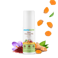 Mama Earth Ubtan Cleansing Milk with Turmeric & Saffron for Gentle Cleansing – 100ml