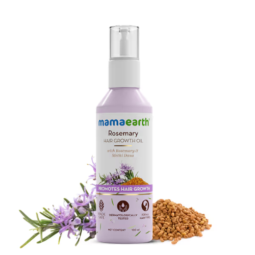 Mama Earth Rosemary Hair Growth Oil with Rosemary & Methi Dana for Promoting Hair Growth