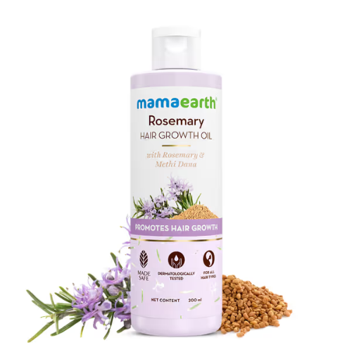 Mama Earth Rosemary Hair Growth Oil with Rosemary & Methi Dana for Promoting Hair Growth