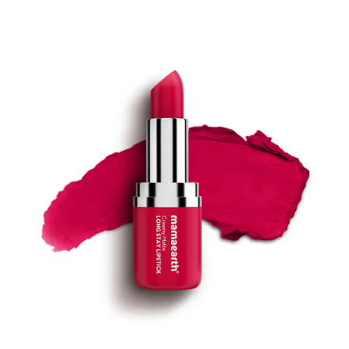 Mama Earth Creamy Matte Long Stay Lipstick 4.2g | Murumuru Butter