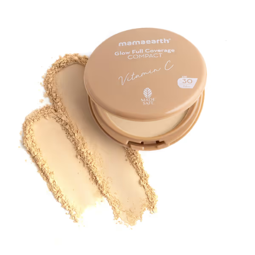 Mamaearth Glow Full Coverage Compact SPF 30