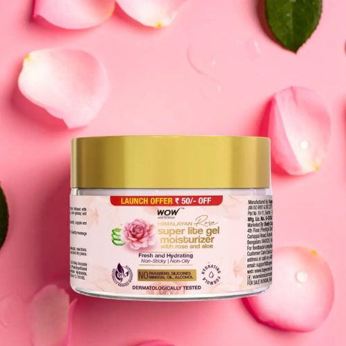 WOW Himalayan Rose Super Lite Gel Moisturizer | 50 ml
