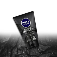 NIVEA Men Deep Impact Face Wash 100ml – Deep Clean Face Wash