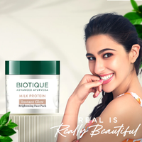 Biotique Milk Protein Instant Glow Face Pack
