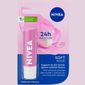 NIVEA Soft Rosé Lip Balm | Hydrating Pink Glow