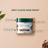 Biotique Clove Oil Control Anti-Blemish Face Pack 75g