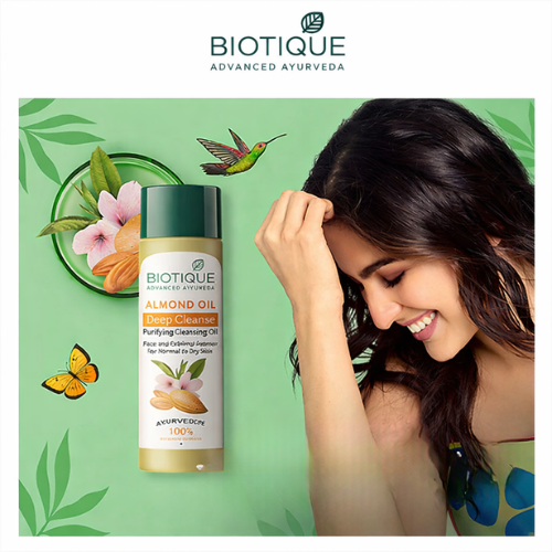 BIOTIQUE Almond Oil Deep Cleanse Cleansing Oil 120ml
