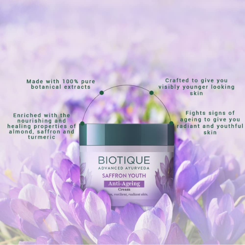 BIOTIQUE Saffron Youth Anti-Ageing Cream
