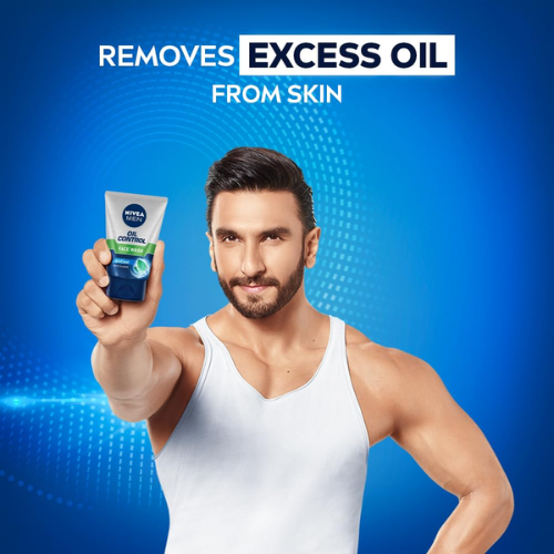NIVEA Men Oil Control Facewash for Oily Skin | Deep Clean