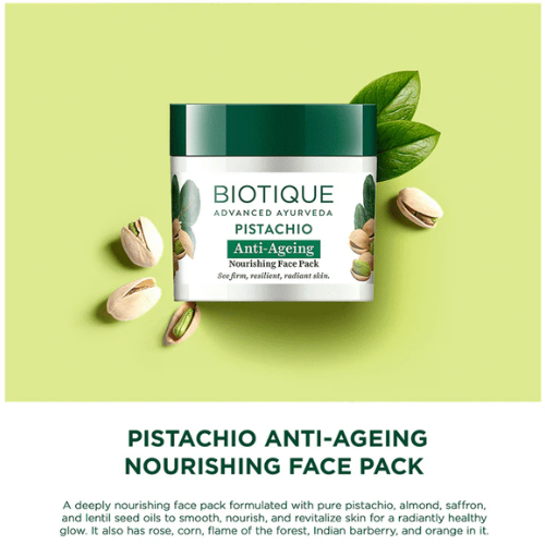 Biotique Pistachio Anti Ageing Face Pack