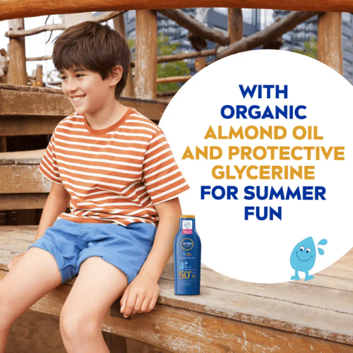 NIVEA Sun Kids Protect & Care Lotion SPF 50 200ml  | Gentle UV Shield